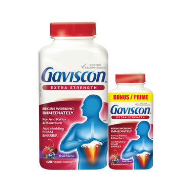 Image of Gaviscon Extra-Strength Heartburn And Acid Reflux Relief Tablets 145-Pack - 1 x 428 Grams